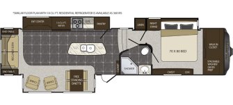 keystone 3600rs Floor Plan