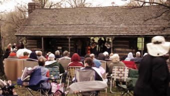 Adamson Cabin Bluegrass Crowd